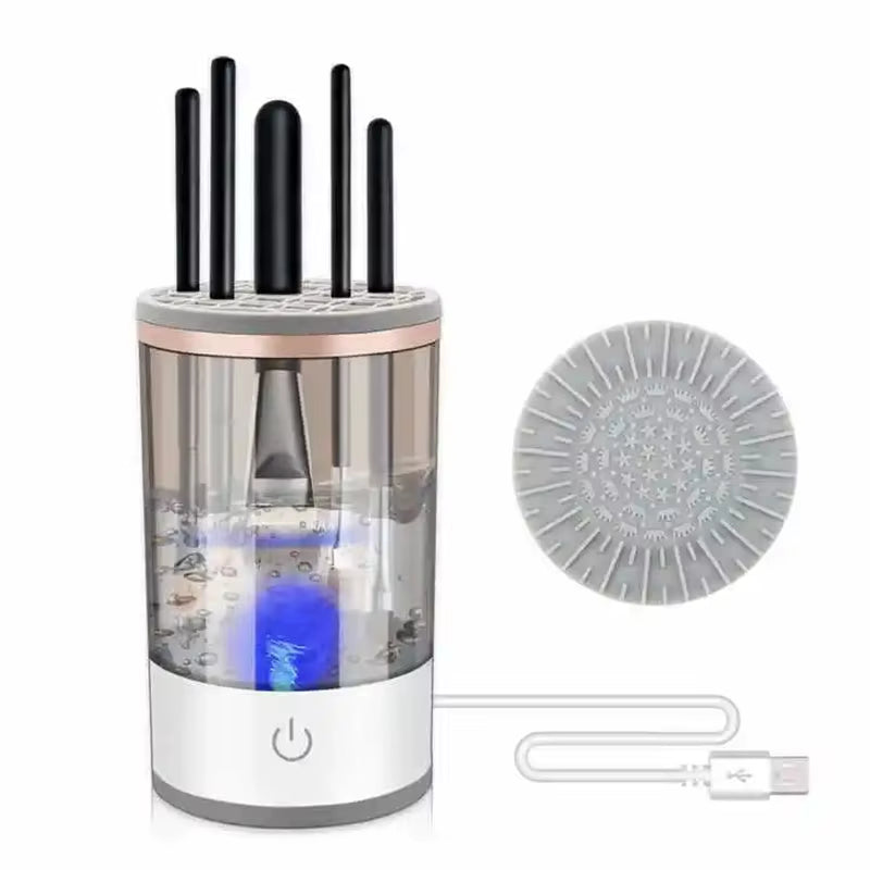 Automatic Electric Makeup Brush Cleaner with USB Makeup Brush Cleaning Tools Automatically Cleaning Makeup Brushes Instrument