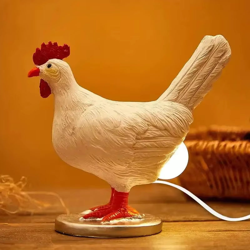 LED Night Lights USB Chicken Funny Animal Chick Light Easter Novelty Party Ornaments Children'S Gifts Home Decor Night Lamp