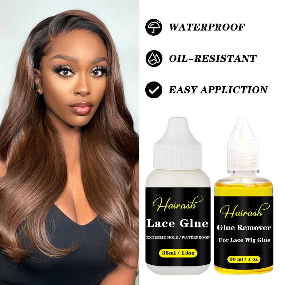 Wig Glue for Lace Front Wigs Waterproof Hair Extension Adhesive and Glue Remover