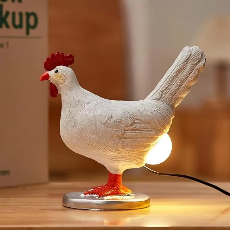 LED Night Lights USB Chicken Funny Animal Chick Light Easter Novelty Party Ornaments Children'S Gifts Home Decor Night Lamp