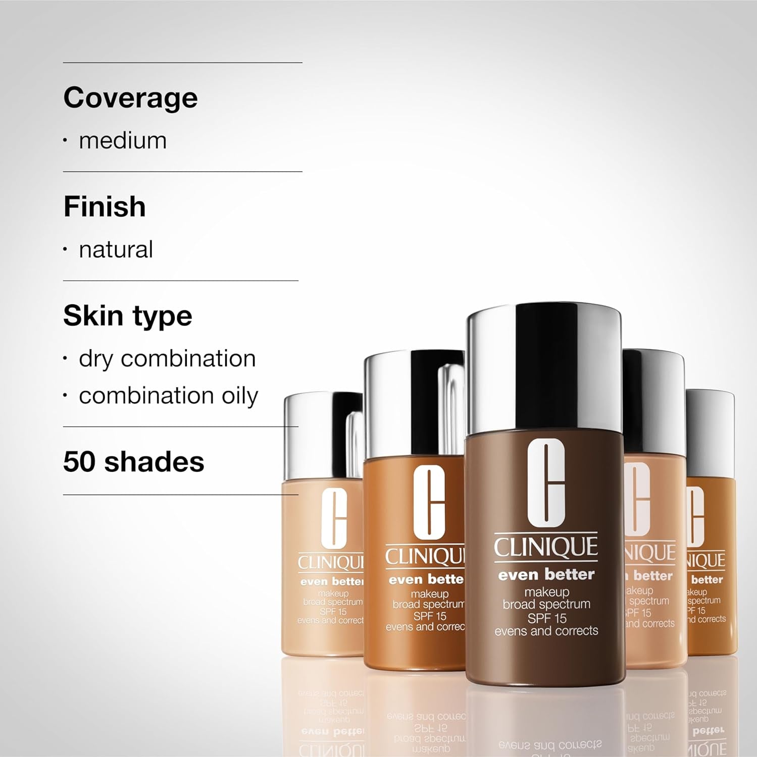 Even Better Makeup Medium Coverage Foundation Broad Spectrum SPF 15 | Evens Skin Tone + Reduces Dark Spots