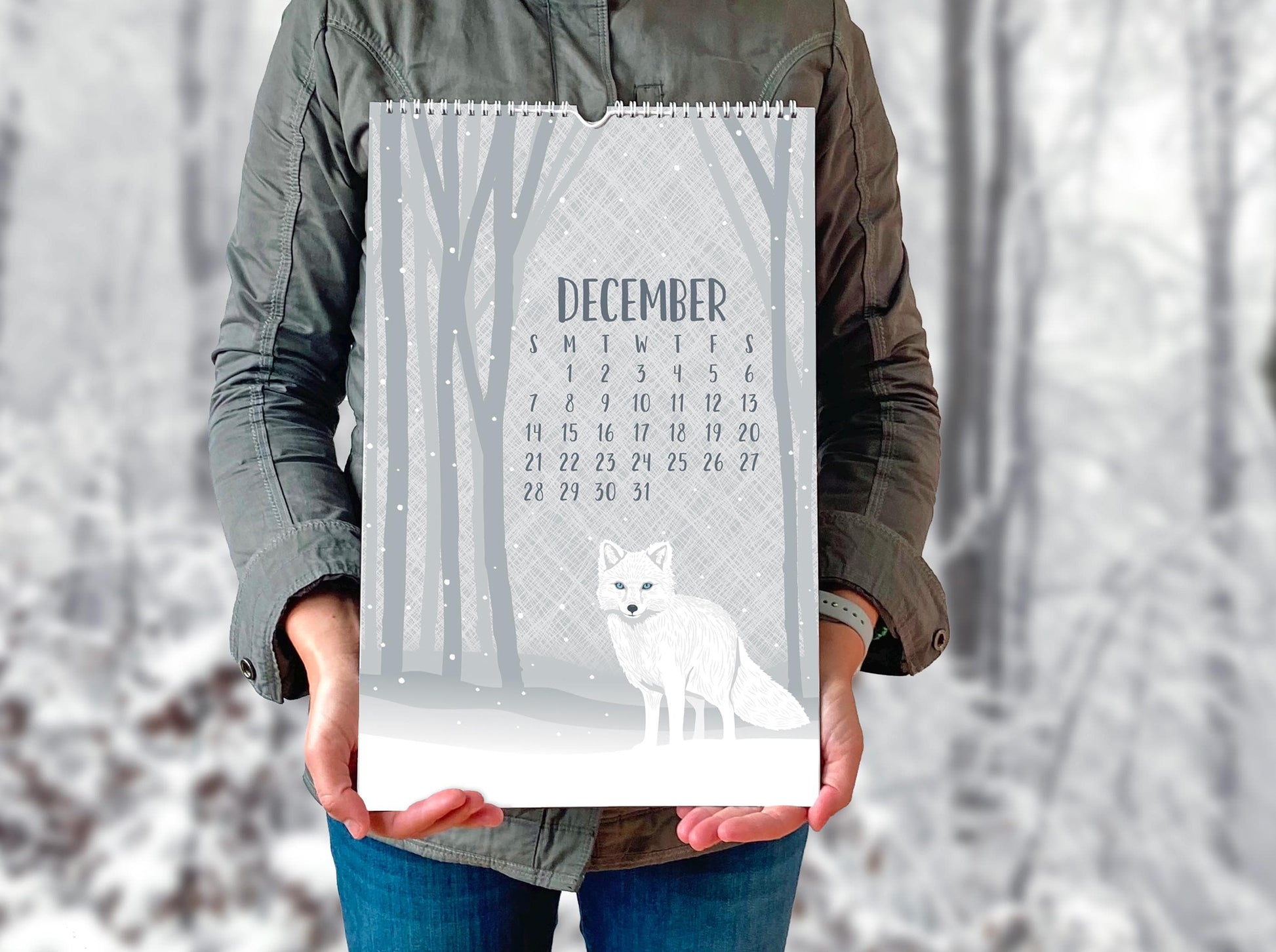 2025 Wall Calendar / Large Wildlife Calendar / Endangered Species